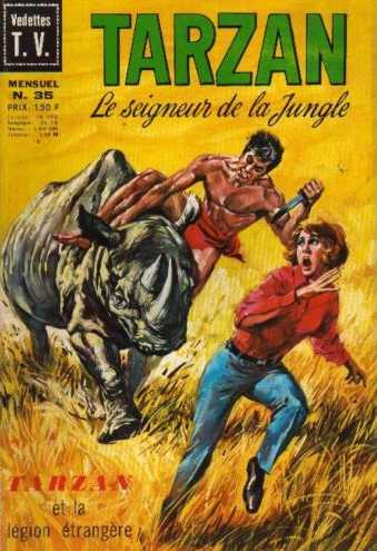 Scan de la Couverture Tarzan Vedettes Tv n 35